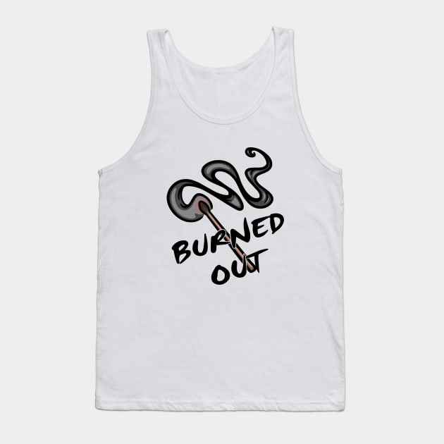 Burned Out Tank Top by MegaChomps